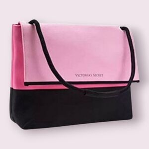 Victoria's Secret Pink and Black Insulated Neoprene Cooler Tote Bag
